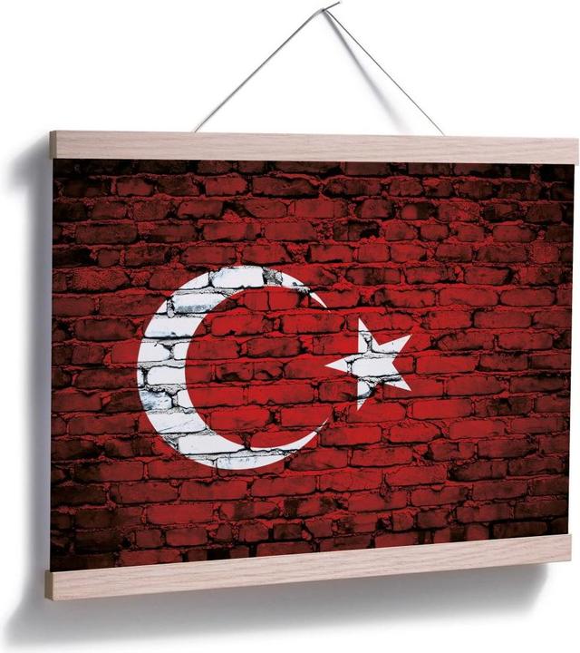 Actual product image Trenddeko Turkish flag (80 x 60 cm)