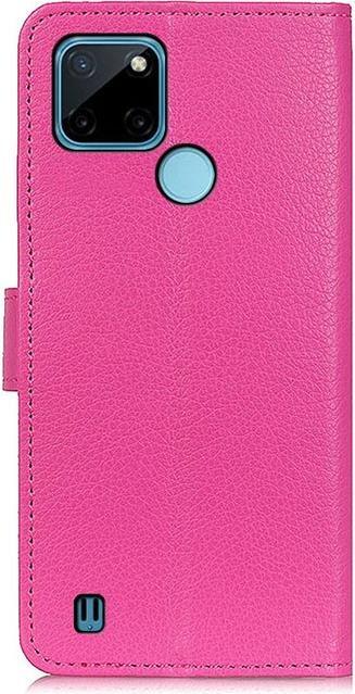 Actual product image MU Classic Litchi Leather Bookcover Series (Realme C25Y, Realme C21Y)
