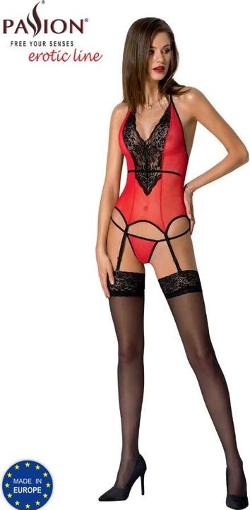 Produktbild Passion Peonia Corset Erotic Line Rojo L/Xl (L)