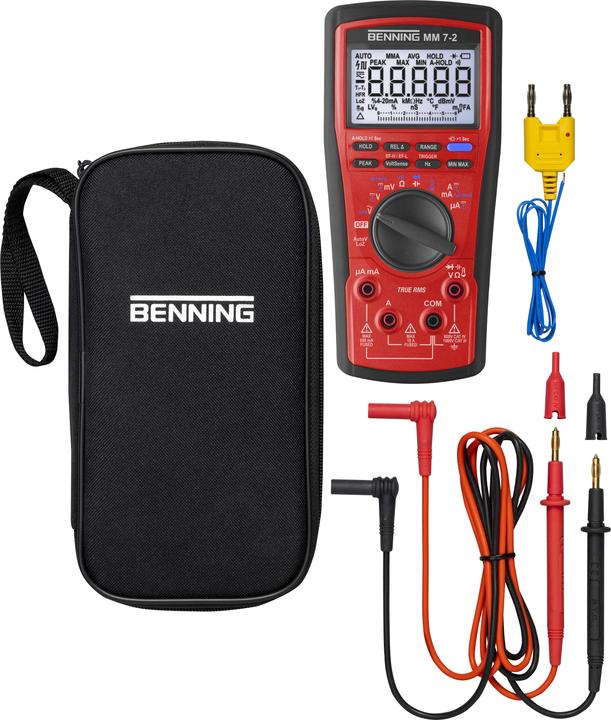 Actual product image Benning TRUE RMS Digital Multimeter (CAT III 1000V, CAT IV 600V)