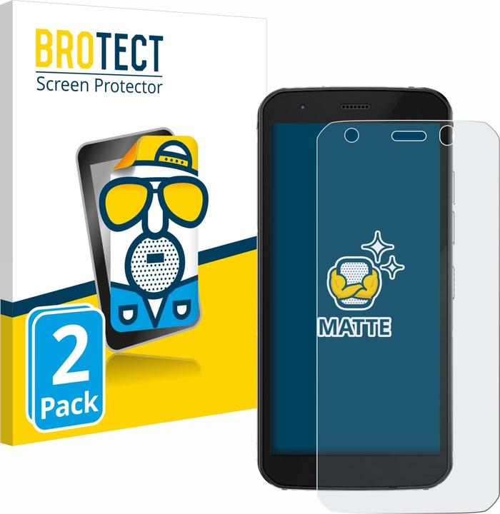 Produktbild BROTECT Entspiegelungs-Schutzfolie Displayschutz Matt (2 Stück, Cat S52)