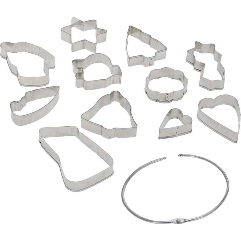 Thumbnail - Ausstecher-Set auf Ring, 11-tlg., Ausstechformen