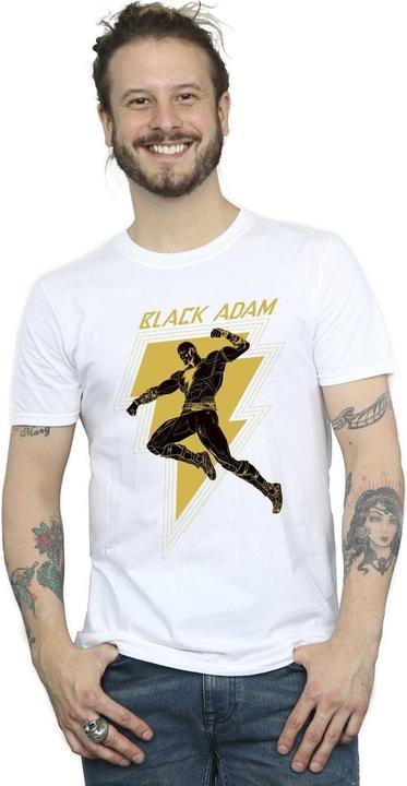 Produktbild Black Adam Golden Bolt Brust TShirt (XXL)