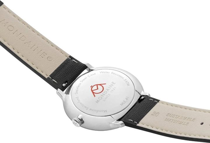 Produktbild Mondaine MLE.41920.LBV Herrenuhr Doppio Solar 41mm (Analoguhr, Swiss Made, 41 mm)