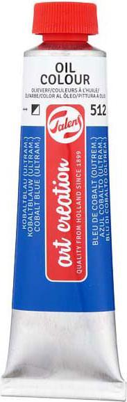 Produktbild Talens Art Creation Ölfarbe, Tube 40 ml, Kobaltblau, 512 (Kobaltblau, 40 ml)