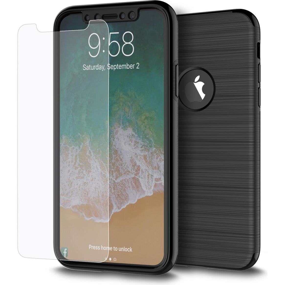 König Design Handyhülle für Samsung Galaxy S8 Schutzcase Backcover Bumper Etuis Case Schwarz (Samsung Galaxy S8+), Smart...