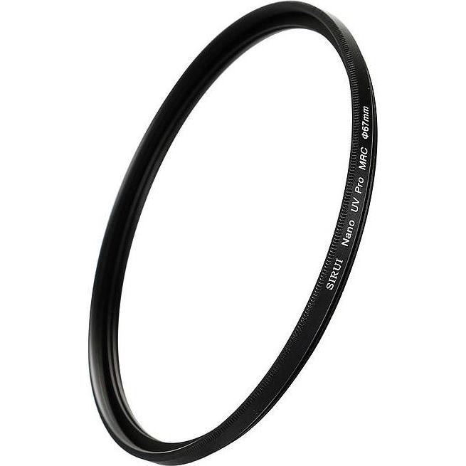 Sirui UV-Filter Ultra Slim S-Pro Nano MC 67mm (67 mm, UV-Filter), Objektivfilter, Schwarz