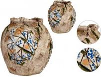 Image du produit Ibergarden vase rustique en polyrésine 27,5cm (1 x, 27 x 27 x 27 cm)