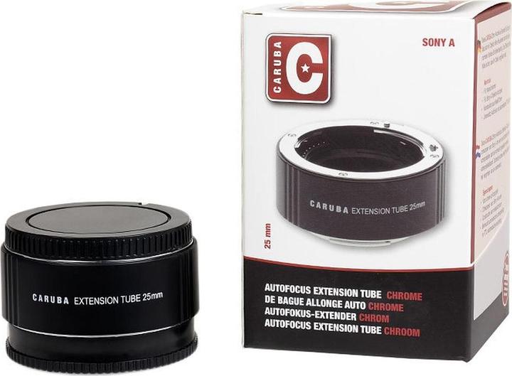 Actual product image Caruba Extension Tube 25mm Sony Chrome (Macro intermediate ring)
