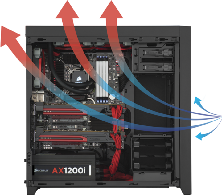 Produktbild Corsair Obsidian 450D (ATX, mATX, Mini-ITX, E-ATX)