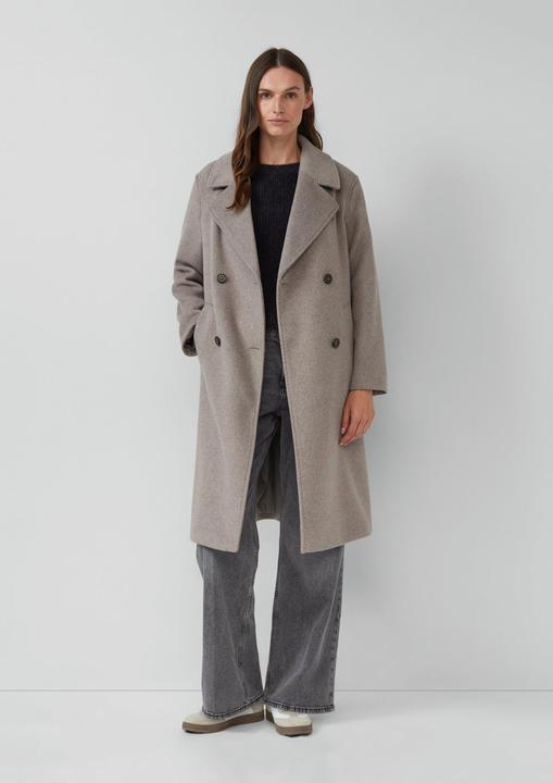 Produktbild s.Oliver Strickpullover Flauschiger Strickpullover mit halbem Arm (46)