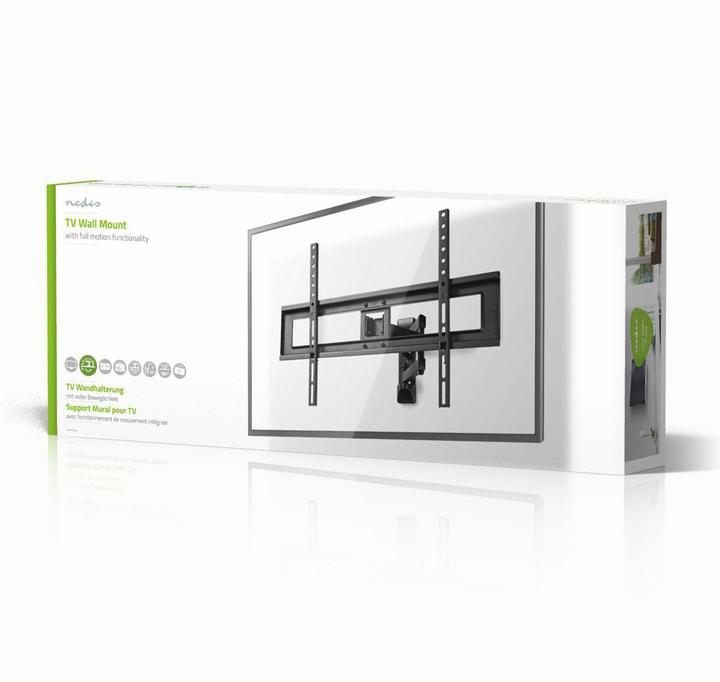 Productafbeelding Nedis Full-motion TV-muurbeugel - 37 - 70" - Max. 25 kg - 3 draaipunten - Kantelen, zwenken a (Muur, 25 kg, 37" - 70")