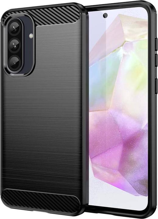 Immagine prodotto Cover-Discount Galaxy A36 / A56 5G - Metall Carbon Look Hülle (Samsung Galaxy A56, Samsung Galaxy A36)