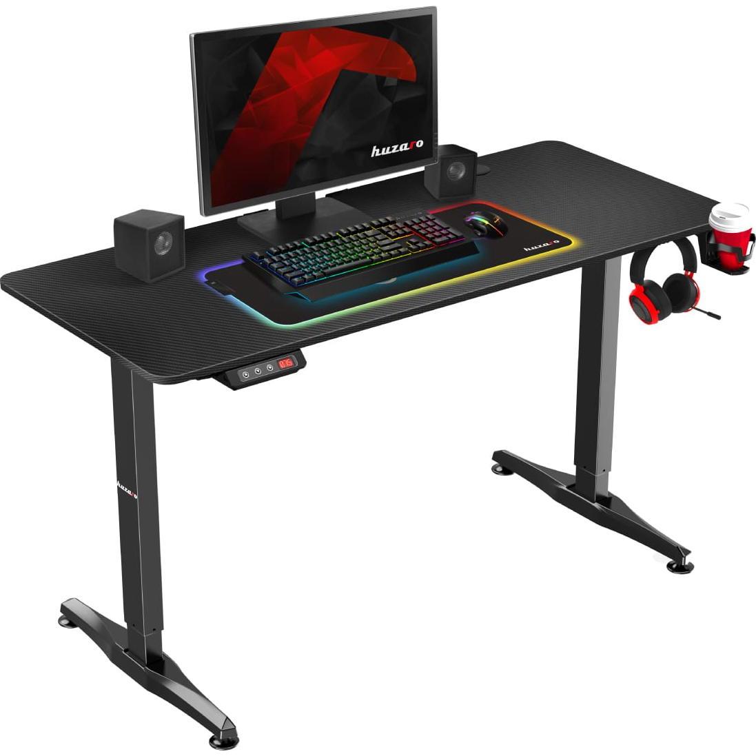 Huzaro Hero 8.5, Gaming Tisch, Schwarz