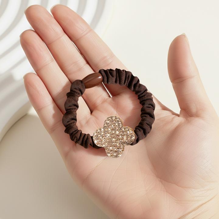 Immagine prodotto Avizar Haargummi mit glänzendem Kleeblatt Cara (Elastico per capelli)