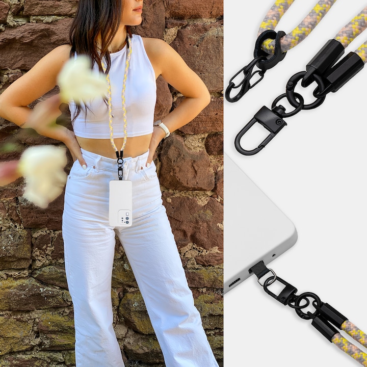Actual product image Cadorabo Chain case for HTC Desire 816 necklace cover adjustable