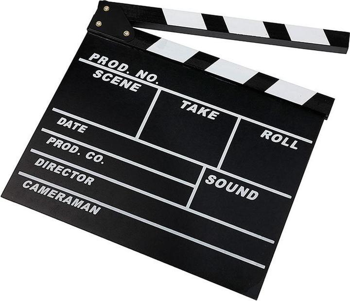 Actual product image Caruba Professional Director Clapper BW (chalk)