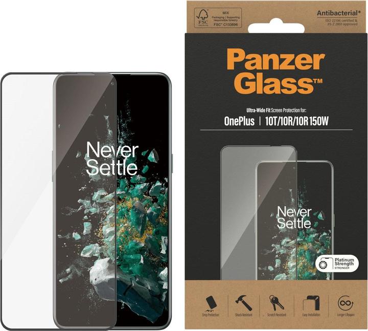 Produktbild PanzerGlass OnePlus 10T/10R/10R 150W, UWF, Black (1 Stk., OnePlus 10T)
