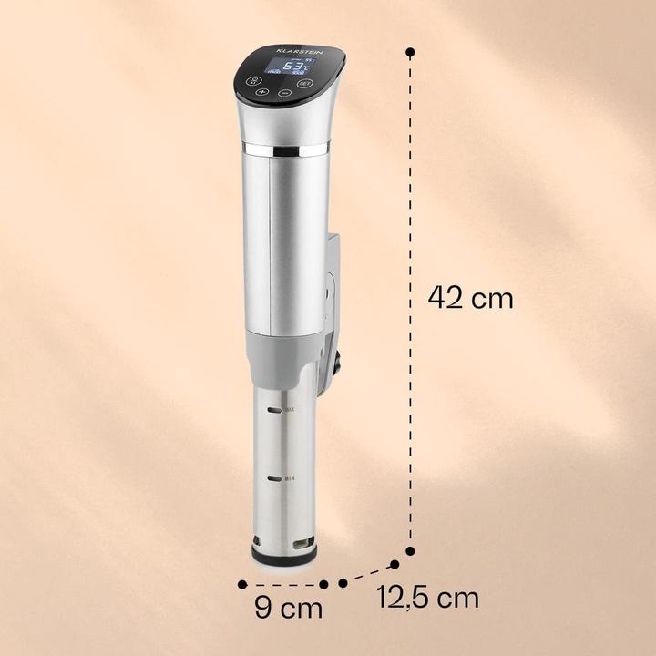 Produktbild Klarstein Quickstick Sous Vide Garer Flex Silberfarben