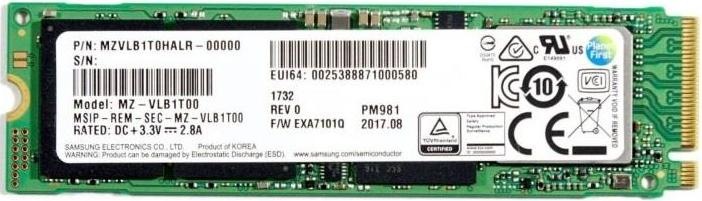 Samsung Pm981 (2000 GB, M.2)