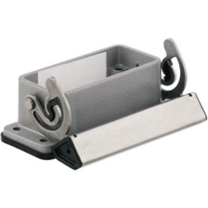 Weidmüller Anbaugehäuse Längsbügel Alu IP66 1664040000, Elektronikkabel + Stecker, Grau