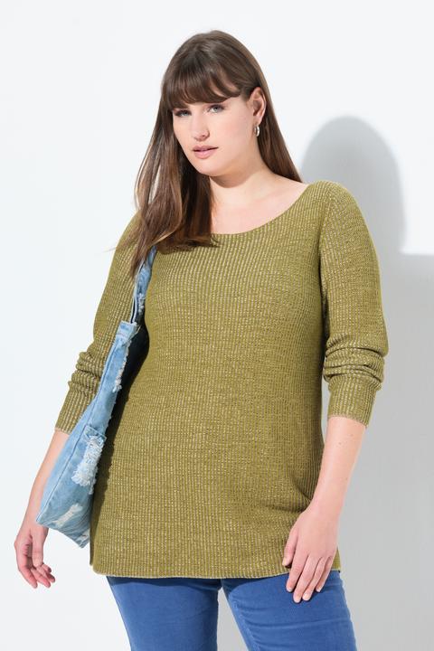 Immagine prodotto Ulla Popken Pullover, U-Boot-Ausschnitt, Langarm (58)