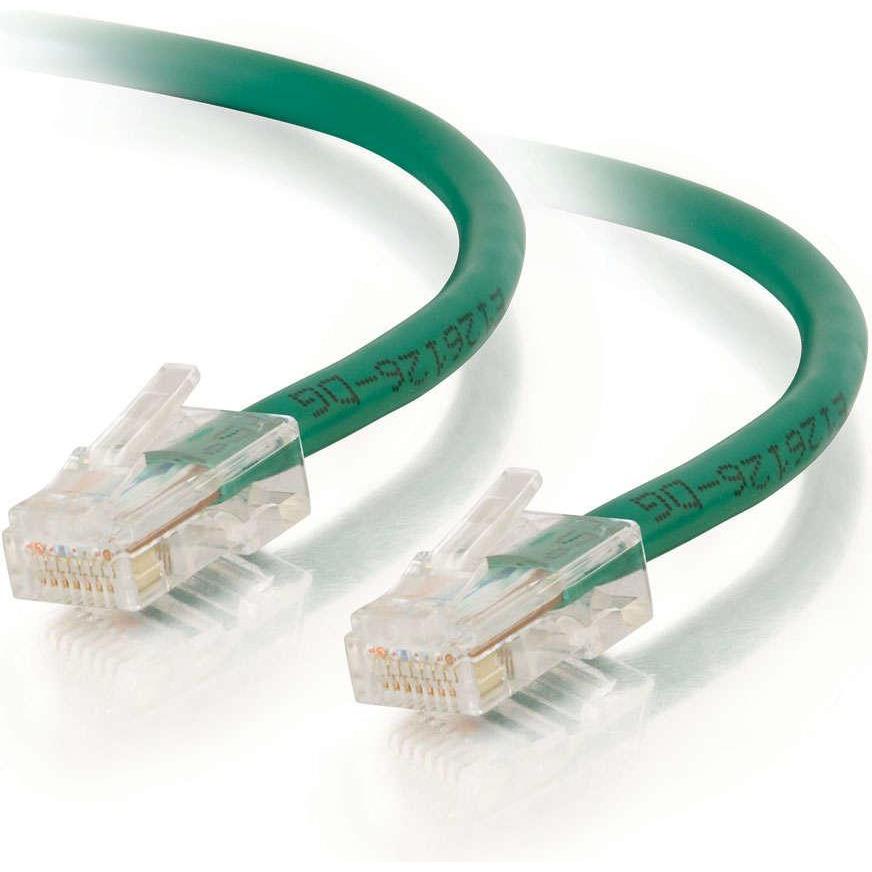 C2G Kabel / 1 m Assem Green CAT5E PVC UTP C (UTP, CAT5e, 1 m), Netzwerkkabel