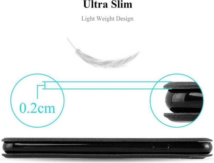 Produktbild Cadorabo Book mit View Doppelfenster Cover (Samsung Galaxy S9+)