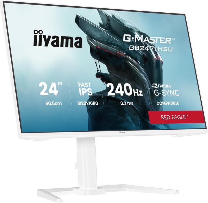 Image du produit iiyama Monitor GB2471HSU-W1 (1920 x 1080 pixels, 23.80")