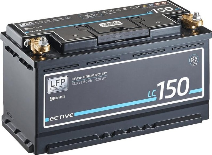 Produktbild Ective LC 150 LT 12V LiFePO4 Lithium Versorgungsbatterie 150 Ah (12 V, 150 Ah)
