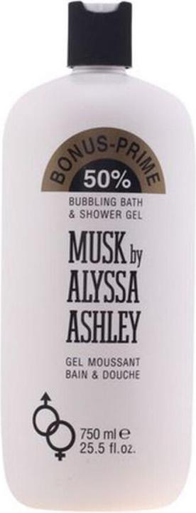 Productafbeelding Alyssa Ashley Musk Bubbling Bath & Shower Gel (750 ml)