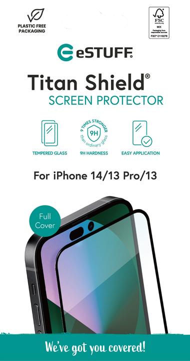 Actual product image eSTUFF Apple iPhone 14/13 Pro/13 (1 Piece, Apple iPhone 14, Apple iPhone 13, Apple iPhone 13 Pro)