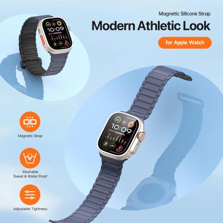 Image du produit Dux Ducis KJ Armband (45 mm, 44 mm, 42 mm, 49 mm, Silicone, Aimant)