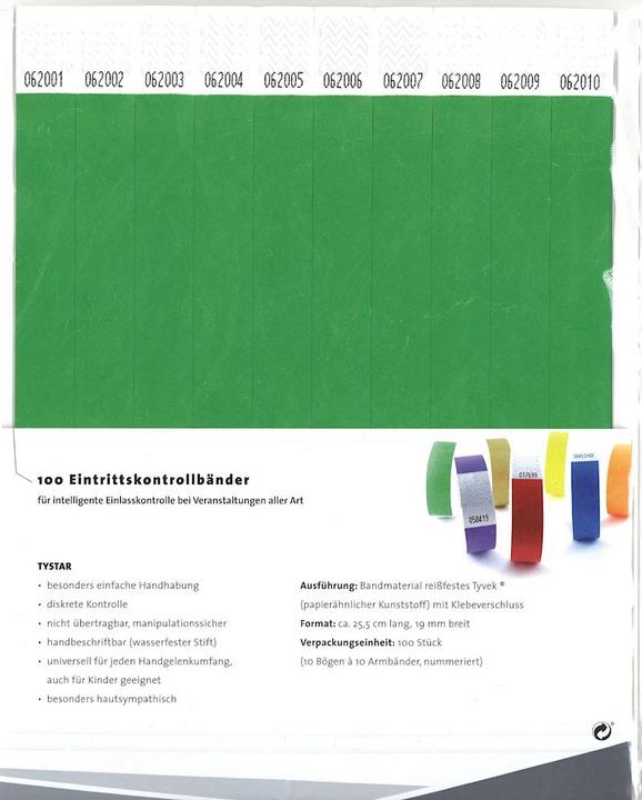 Produktbild W&A Kontrollbänder Tyvec