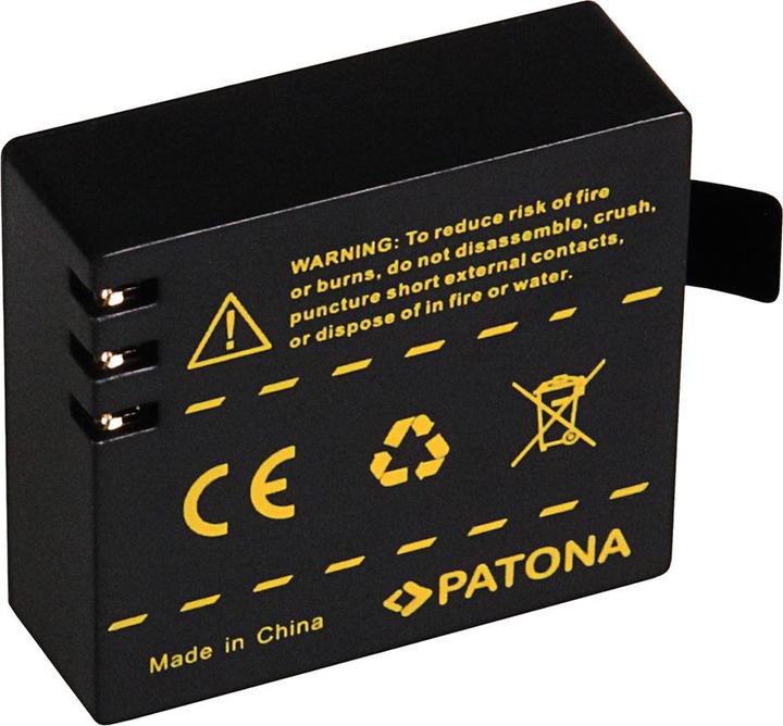 Produktbild Baxxtar PATONA Akku f. SJCAM SJ4000 SubTig3 Rollei Actioncam 220 300 300 Plus 310 330 415 416 426 (Kamera Akku Ladegerät)