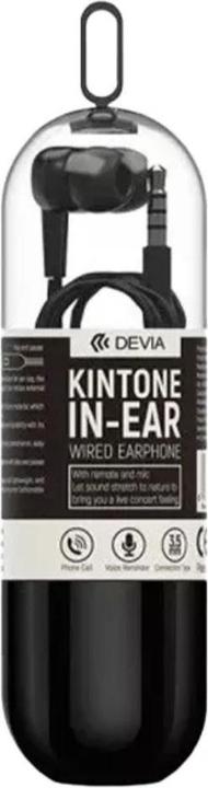 Actual product image Devia Kintone Headset V2 (3.5mm) black (No noise cancellation, Cable)