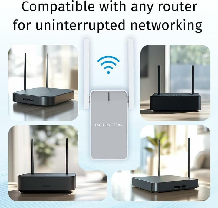 Produktbild Keenetic Buddy 4 KN-3211-01-EU N300 Mesh Wi-Fi 4 Extender