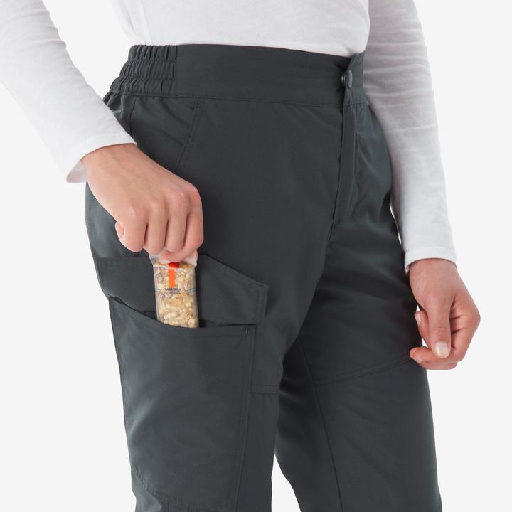 Produktbild Quechua Hose Kinder Gr. 122–170 warm - NH100 grau (140)