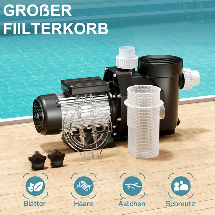 Actual product image Wiltec Pool pump 28800 l/h
