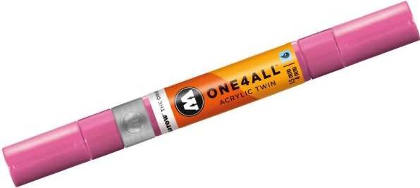 Produktbild Molotow Marqueur pour Maquettes - One4All Twin - Acrylique Rose Fushia - 1,5/4mm - -231 - 15 cm (fuchsiapink, 4 mm, 1 x)