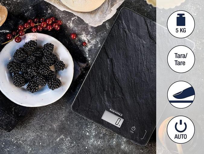 Actual product image Soehnle Digital kitchen scales Page Compact 300 Slate
