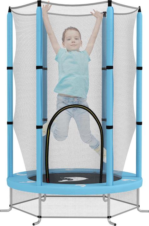 Produktbild Aiyaplay Kinder Trampolin Stahl, Kunststoff Hellblau (140 cm)