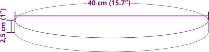 Produktbild vidaXL Boris (50 x 2,5 cm)