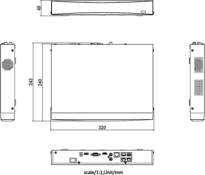 Produktbild Hikvision DS-7604NXI-K1/4P(D) (Netzwerk Videorecorder (NVR))
