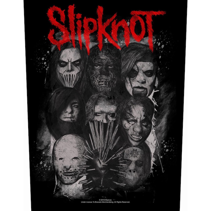 Actual product image Slipknot We Are Not Your Kind Masks Patch (1 x)