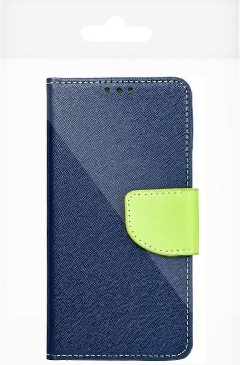 Produktbild Partner Telecom Book case OEM FANCY Book case for XIAOMI Redmi 9A navy/lime (Xiaomi Redmi 9A)