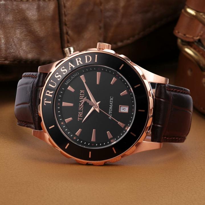 Produktbild Trussardi Herrenuhr T-LOGO (Ø 43 mm) (Uhr mit Schmuckstein, 43 mm)