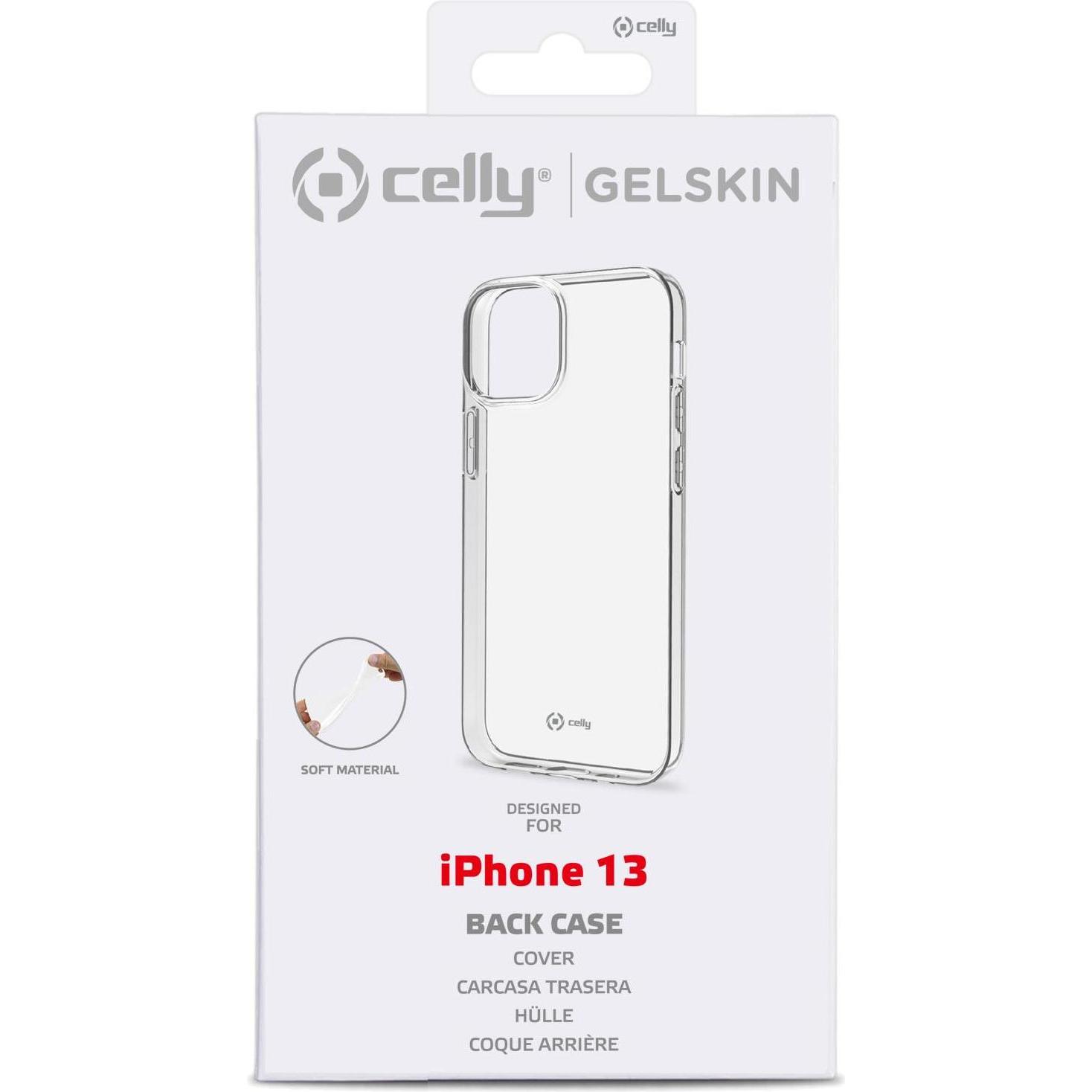 Thumbnail - Celly Gelskin (Apple iPhone 13), Smartphone Hülle, Transparent
