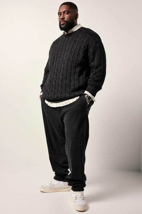 Produktbild Sthuge Pullover, Zopfstrick, Vintage Look, bis 7 XL (4XL)