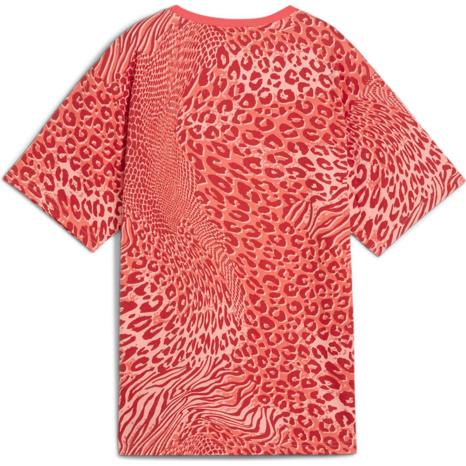 Thumbnail - Puma, Herren, Sportshirt, ESS GRAPHIC ANIMAL Relaxed AOP Tee (M), Pink, M